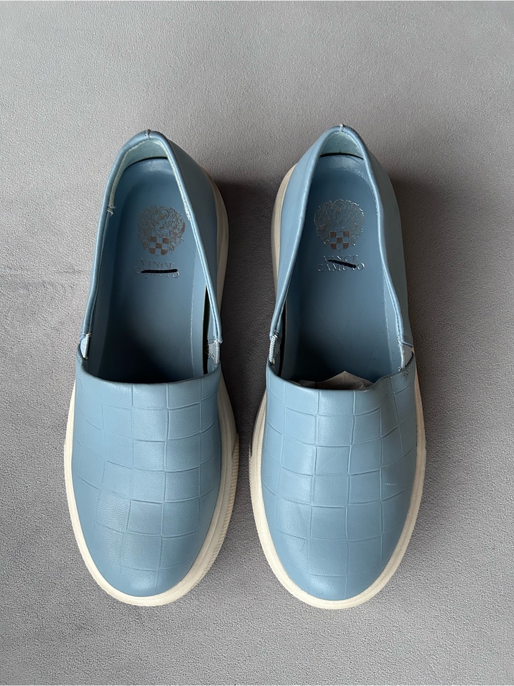 Vince Camuto ~ Abbinna Slip On Platform ~ Women’s Size 6.5 ~ Light Blue